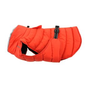 Alpine Extreme Cold Puffer Coat (Color: Orange, size: X-Small)