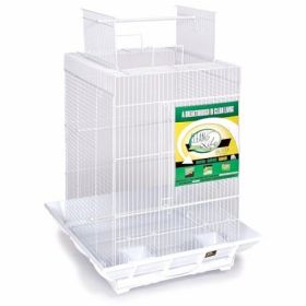 Clean Life Play Top Bird Cage (Option: White)